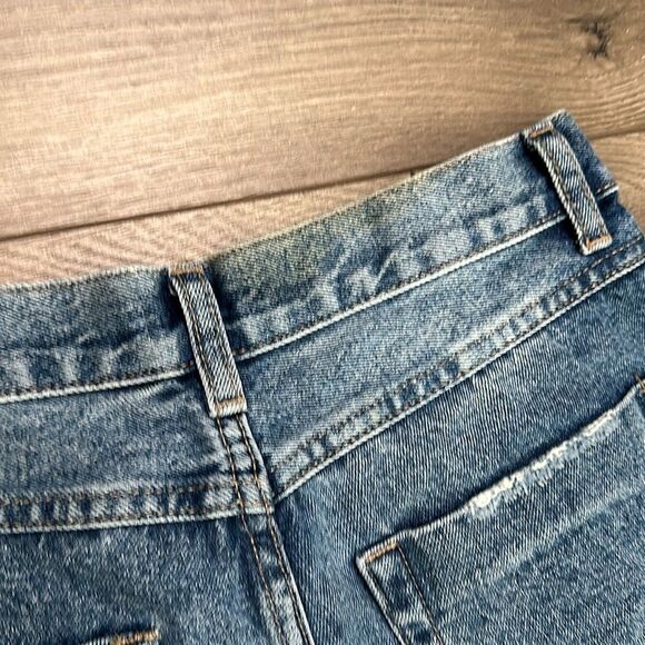 Superdown High Rise Crop Destructed‎ Ankle Jeans Size 27 - Picture 12 of 12